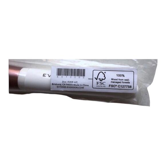 Ever Beauty NIP FACE 2 BRUSH Beveled Edge Wide Edge Foundation Brush - Picture 6 of 14